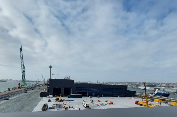 Usine d'Eoliennes SIEMENS-GAMESA au HAVRE